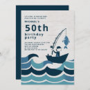 Search for boat birthday invitations Gone fishing