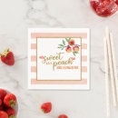 Search for peach napkins Peach 1st birthday
