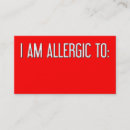 Search for allergy business cards Soy