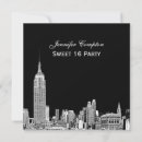 Search for new york birthday invitations Skyline