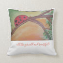 Search for ladybug pillows Bedroom