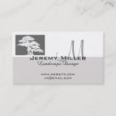 Search for bonsai tree business cards Landscaper