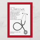Search for stethoscope graduation invitations Medical school