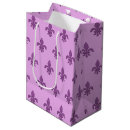 Search for fleur de lis gift bags Purple