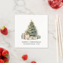 Search for luxury christmas napkins Pine tree