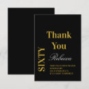 Search for black thank you cards Sixty