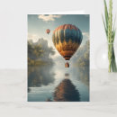 Search for hot air balloon birthday cards Vintage