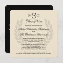 Search for monogram graduation invitations College