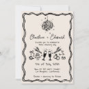 Search for disco wedding invitations Black and white