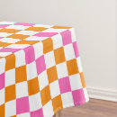 Search for pink and orange tablecloths Geometric