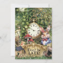 Search for alice in wonderland save date invitations Mad hatter