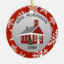 Search for teacher ornaments Claudine boerner