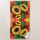 Search for sunflower beach towels Yellow sunflowers