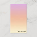 Search for gradient business cards Minimal
