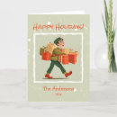 Search for mailman holiday cards Retro