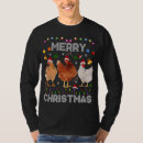 Search for christmas chicken tshirts Santa