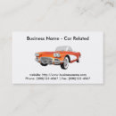 Search for automotive business cards Sports car