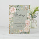 Search for pink champagne wedding invitations Sage green