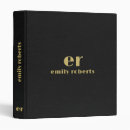 Search for monogram binders Gold