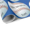 Search for baseball wrapping paper Birthday