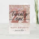 Search for 21st birthday cards Modern