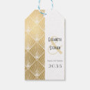Search for art deco favor tags roaring twenties