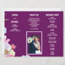Search for announcement paper wedding programs Blue