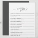 Search for who knows groom best For her