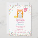Search for hamster birthday invitations Pink