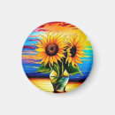 Search for sunflower magnets Bright