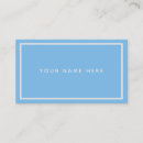 Search for light blue business cards White