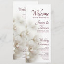 Search for orchid wedding programs Watercolor floral