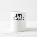Search for left handed mugs Always right
