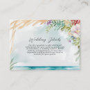 Search for beach wedding enclosure cards watercolor
