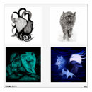 Search for wolf wall decals Snow