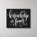 Search for knowledge is power posters Education