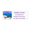 Search for shark return address labels Cartoon