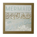 Search for mermaid tiles Vintage