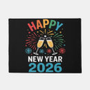 Search for happy new year doormats 2026