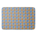 Search for blue and orange bath mats Pattern
