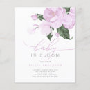 Search for lilac baby shower invitations Floral