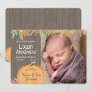 Search for pumpkin birth announcement cards Autumn