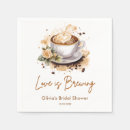Search for coffee napkins Coffee bridal shower