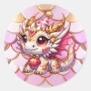 Search for pink dragon stickers Chibi