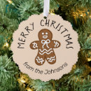 Search for gingerbread man ornaments Baking