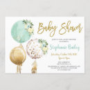 Search for mint and gold baby shower invitations gender neutral