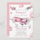 Search for up away baby shower invitations Pink