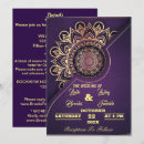 Search for gold purple indian wedding invitations Simple