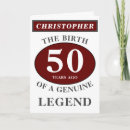 Search for brother 50th birthday cards 50 years old