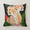 Search for cheetah pillows Tropical